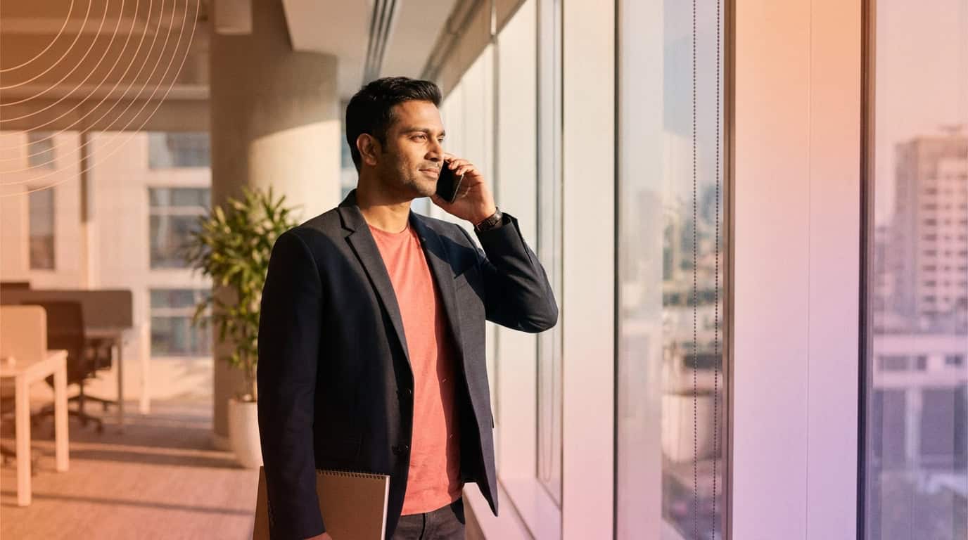 Salesperson on a call with an informed prospect