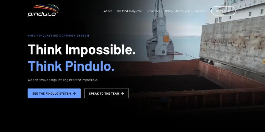 The Pindulo Logistics homepage
