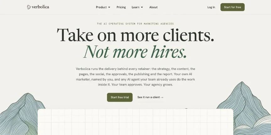 The Verbolica homepage